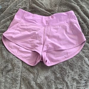 lululemon speed up 2.5 size 2 purple